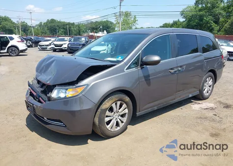 2016 Honda Odyssey Ex-L z USA, uszkodzony, nr VIN 5FNRL5H62GB030178